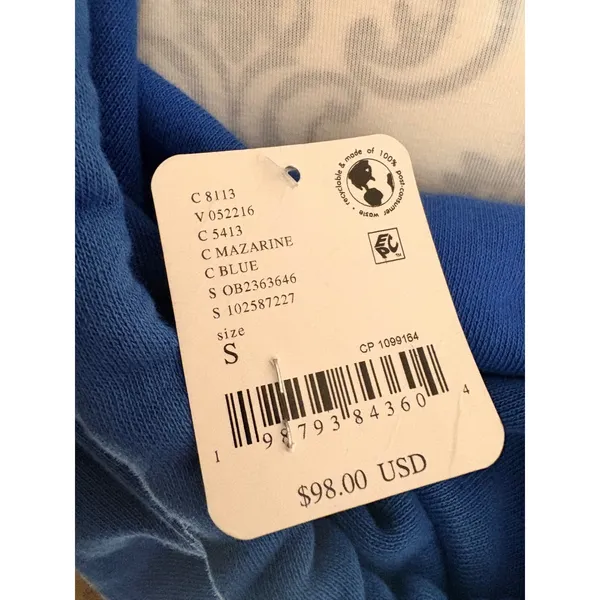 NWT FREE‎ PEOPLE | We The Free of a Feather Hoodie Mazarine Blue Small - Image 7