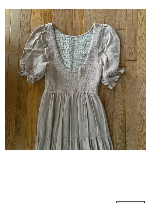 pink tiered smocked maxi dress Size M - Image 7