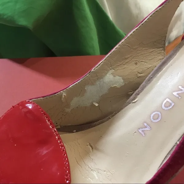 Sasha London Joyce Red Combo Shoes Pink Size 8.5 - Image 10