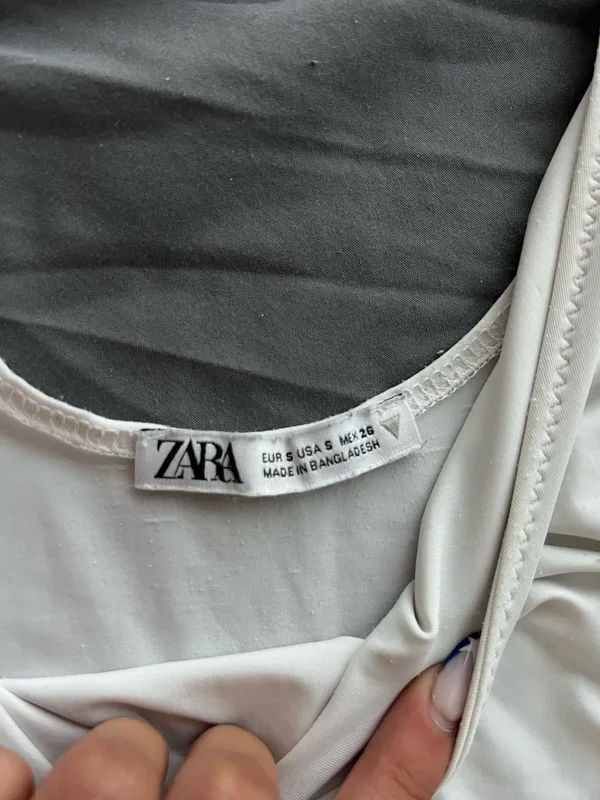 ZARA White Bodysuit - Image 3