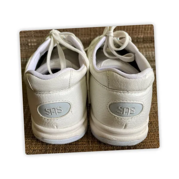 SAS Tripad Comfort Sneakers Women’s 8W White Leather Walking Shoes - Image 5