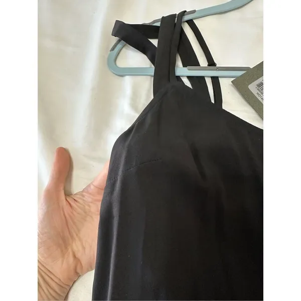 NWT AllSaints Womens Black Emeline Dress Size 0 - Image 8