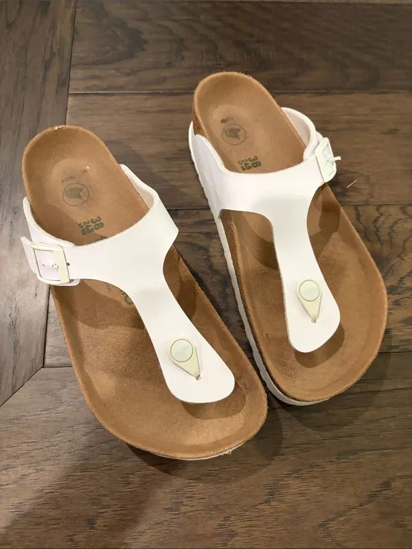 Papillion by Birkenstock Gizeh Vegan Platform Sandal Sz 38 - Image 6