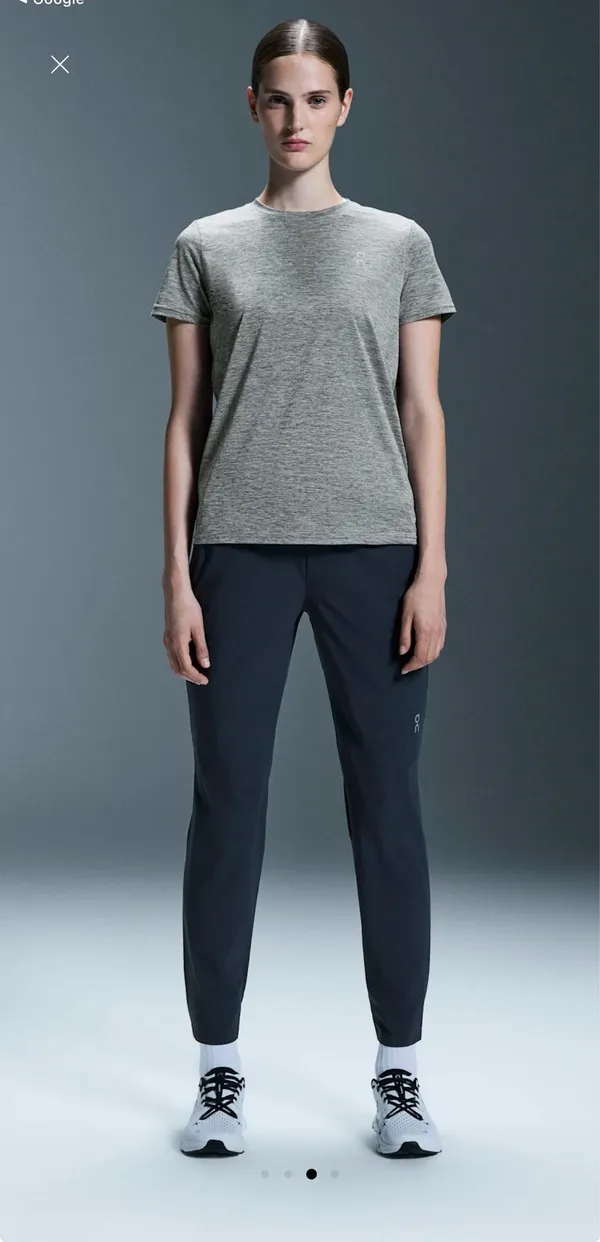 On Running Women's Lightweight Pants Black Size S - Elastic Waist Ankle Zip - Image 2