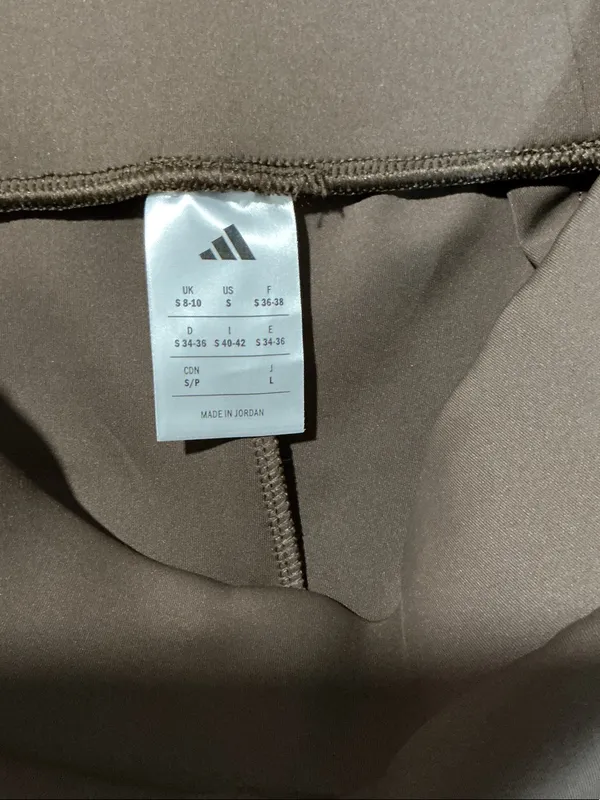 adidas Brown Performance Leggings - Image 4
