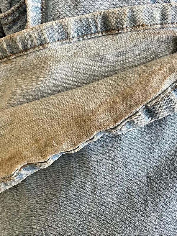 Wrangler X Pendelton Women's Trumpet Flare Jean in Light Wash Denim Size 32 Rare - Image 8