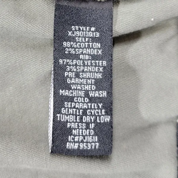 Sanctuary Womens Jacket Size M Olive Green Zip Up Military Twill Bomber Crop - Image 8