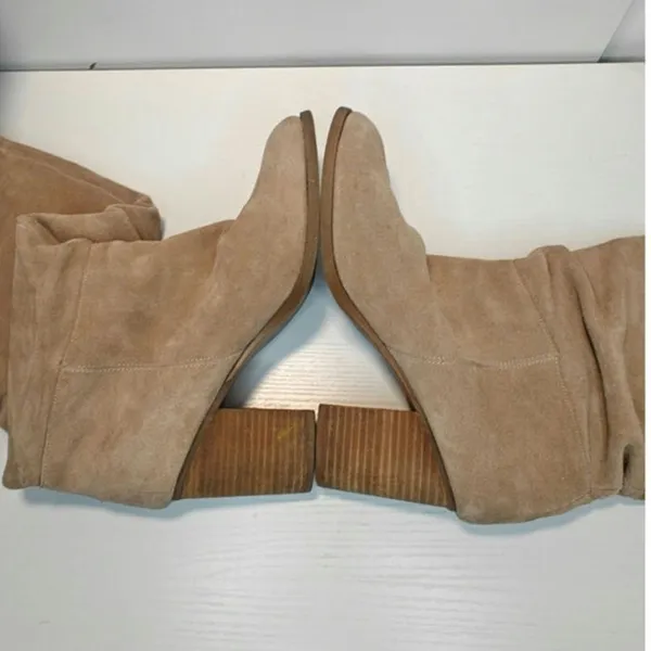 Tan suede high Steve Madden Boots sz 11 - Image 6