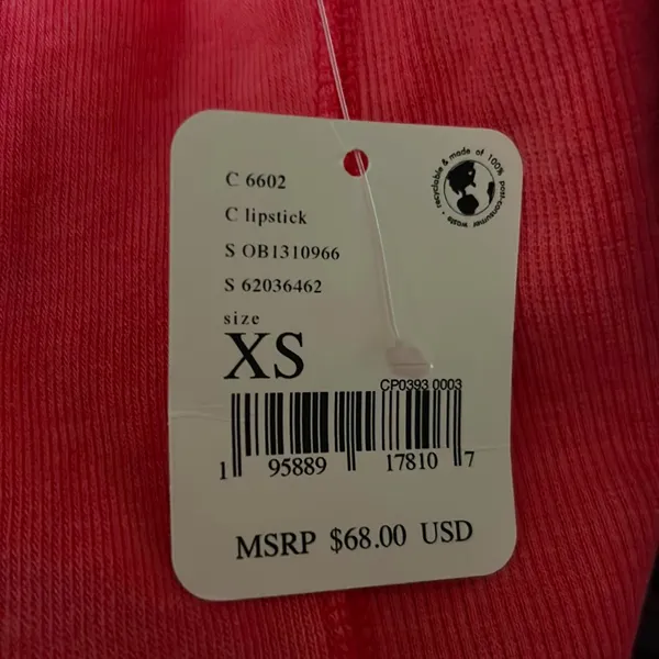 NWT‎ Free People movement circle back top in lipstick - Image 7