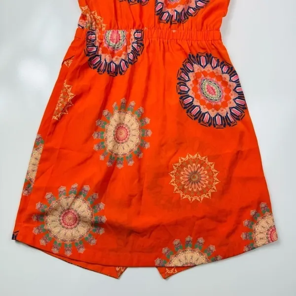 Orange Halter Casual Dress Size‎ Small - Image 7