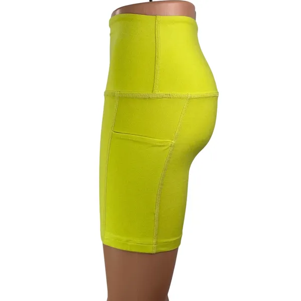 Beyond Yoga Spacedye Keep Pace Womens Yellow Activewear Athletic Bike Shorts S/P - Image 2