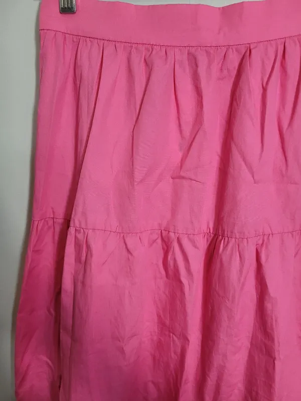 Anthropologie O.P.T Pink Tiered Maxi Skirt Nwt Xs Boho Spring/Summer - Image 4