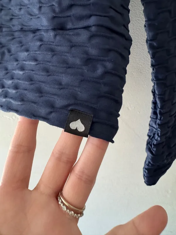 Booty By Brabants Chrome Track Zip Up Jacket Navy‎ Blue - Image 4