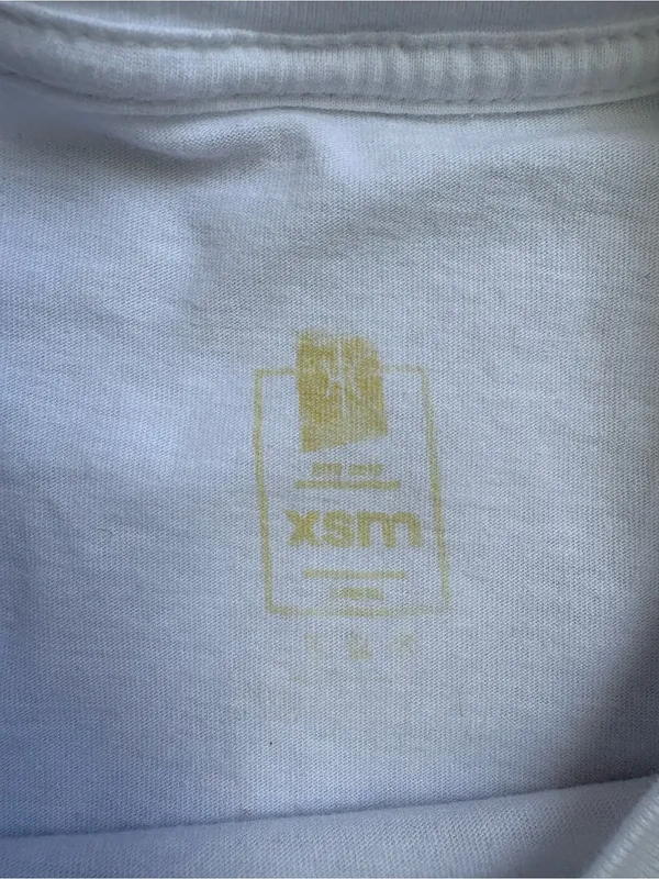 Hoop Culture White Unisex Graphic Shirt S/M - Image 3