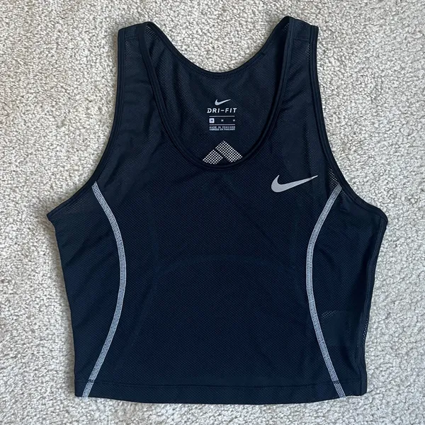 Nike Barry's Miler Race Crop Mesh Tank Top in Women's Medium - Image 3