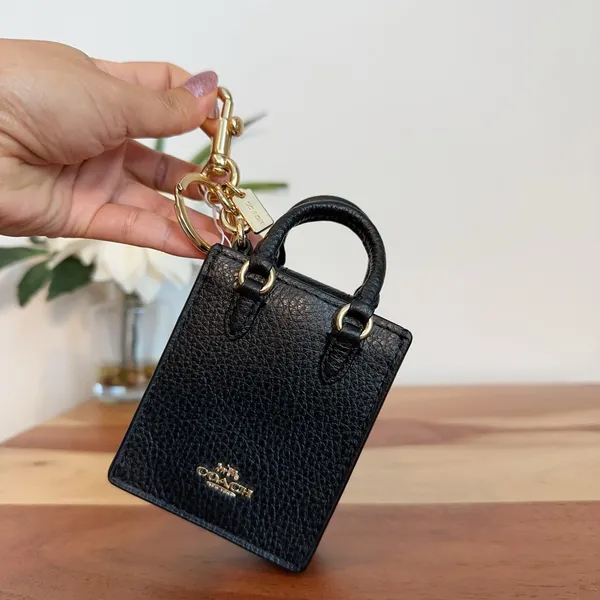 NWT Coach North/South Mini Tote Bag‎ Charm - Image 5