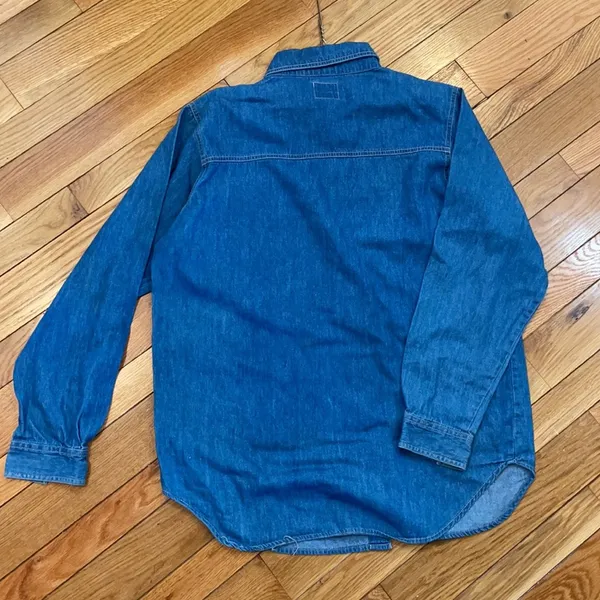 Nutcracker denim Christmas shirt ladies Medium - Image 5