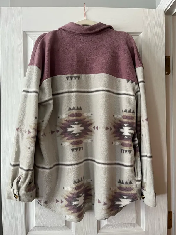 Simply Southern Long Sleeve Button Down Fleece - Image 2