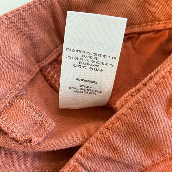 Aritzia Wilfred Free Modern Cargo Pant Rust Red Brown Button Fly High Rise - Image 11