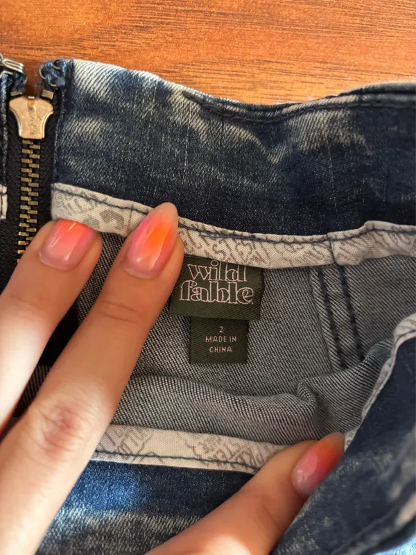 Wild Fable Blue Denim Skirt - Image 3