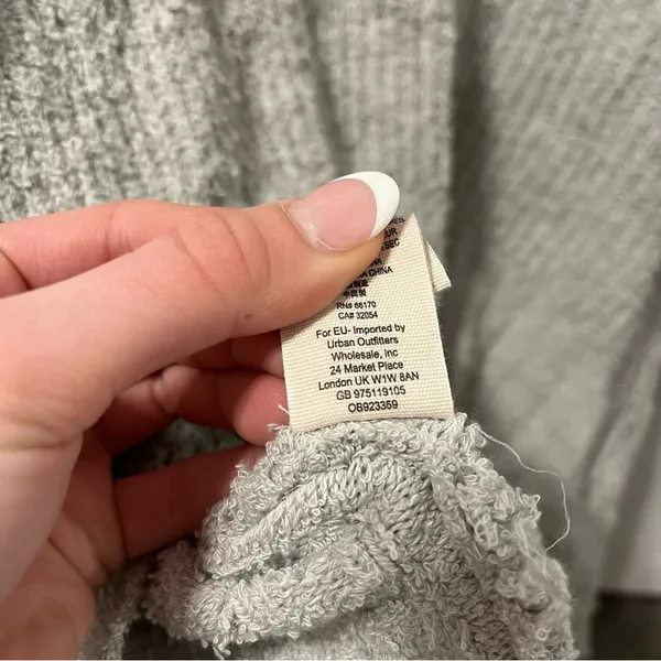 Free People Sensual Wrap Sweater Grey - Image 6