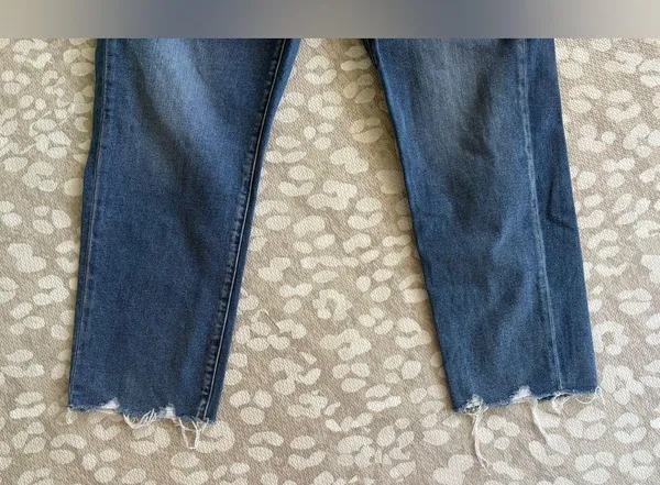 American Eagle Outfitters High Rise Blue Jeans - Image 2