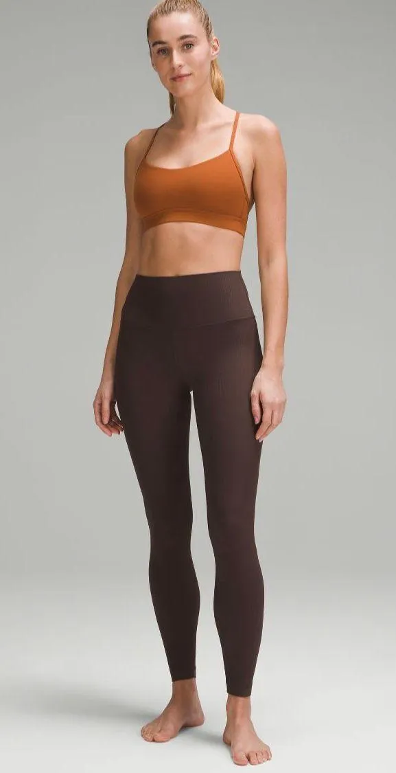 Lululemon Align™ High-Rise Ribbed Pant 28" Size 2 Espresso - Image 2