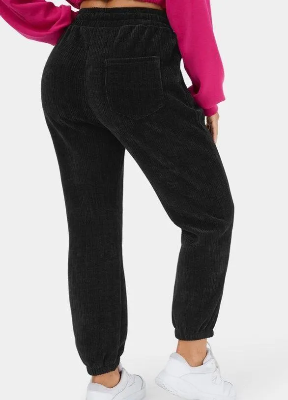 Mid Rise Corduroy Joggers - Image 3