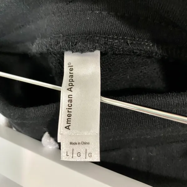 American Apparel Unisex Casual Sweatpant Joggers Black NWOT - Image 4