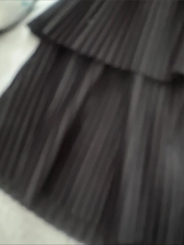 EUC Offline by Aerie Black Tiered Pleated Skort Size M - Image 5