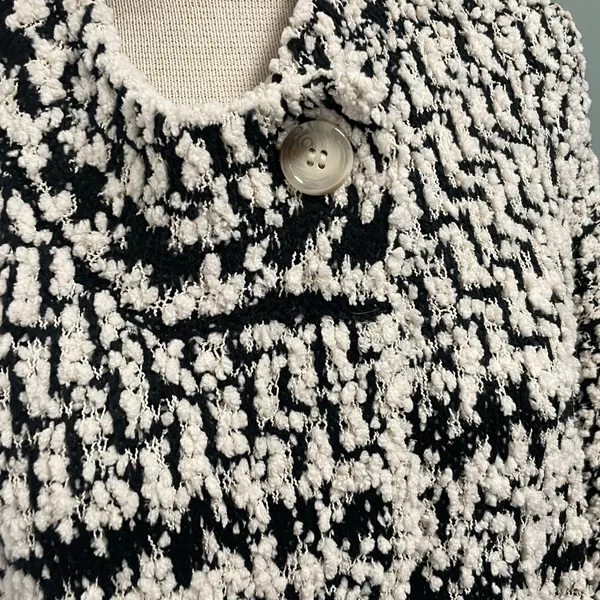 Solitaire by Ravi Khosla Chunky Open Cardigan Soft Boucle Oversize Duster XL - Image 6