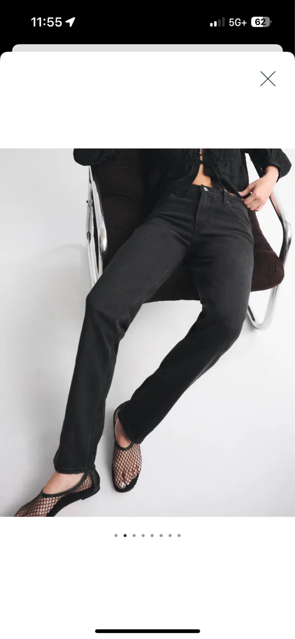 Abercrombie Mid-Rise Jeans Straight - Image 2