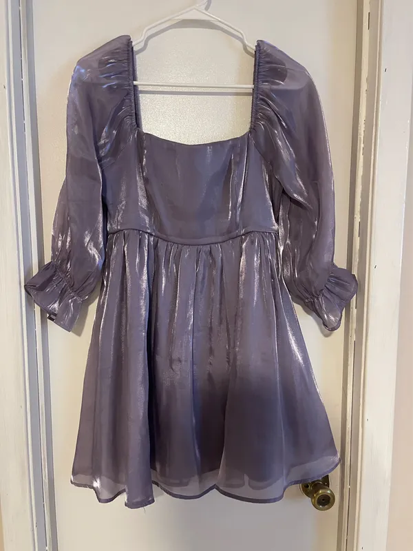Purple dress Size L - Image 2