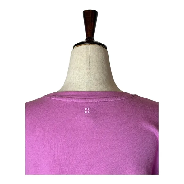 Sweaty Betty Sweatshirt Women Medium Pink Purple After Class Split‎ Hem Yoga - Image 8