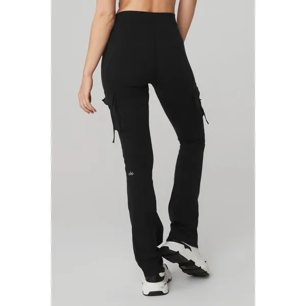 Alo Yoga High-Waist Catch The Vibe Flare Legging Black XXS - Image 3