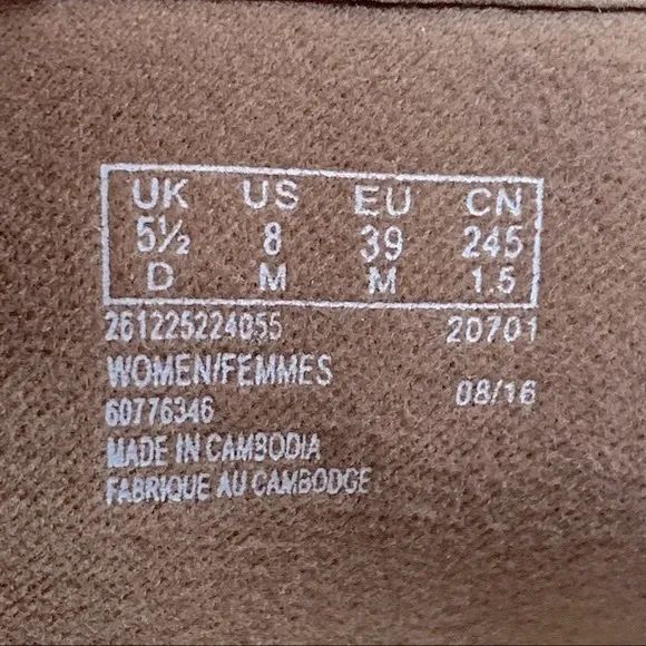 Clarks Collection’s Spye Comet Brown Nubuck‎ Ankle Boots Size 8 - Image 11