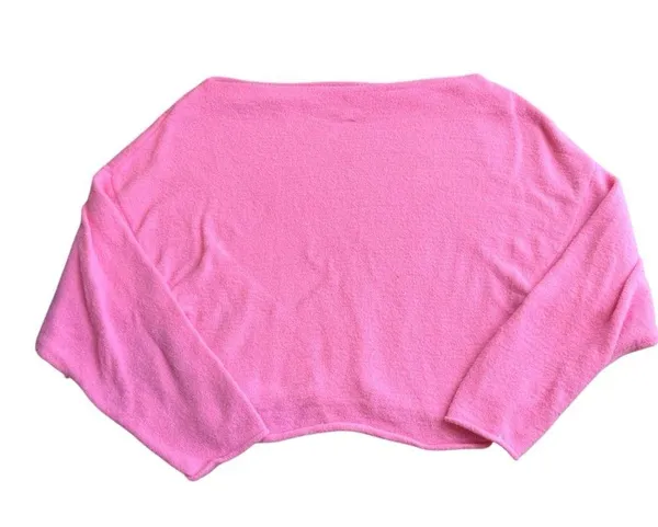 Lane 201 Women’s Size S Drop Shoulder Pullover Sweater Hot Pink Barbiecore Comfy - Image 5