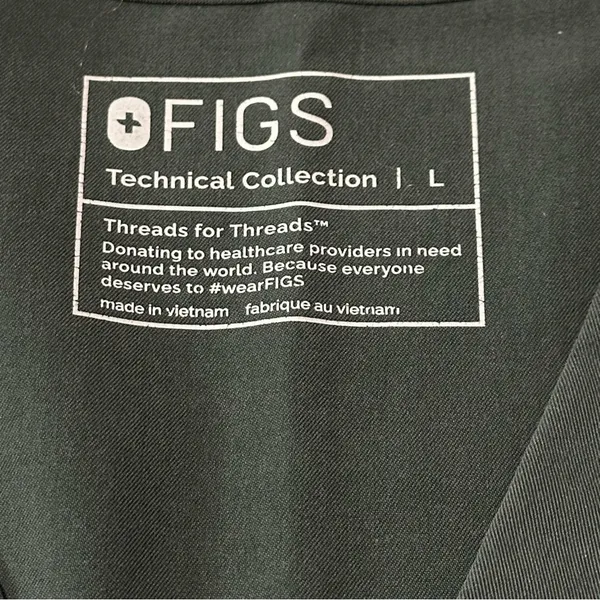 Figs Womens Size L Slate Gray Green Catarina One Pocket Medical Scrub Top FW1000 - Image 4
