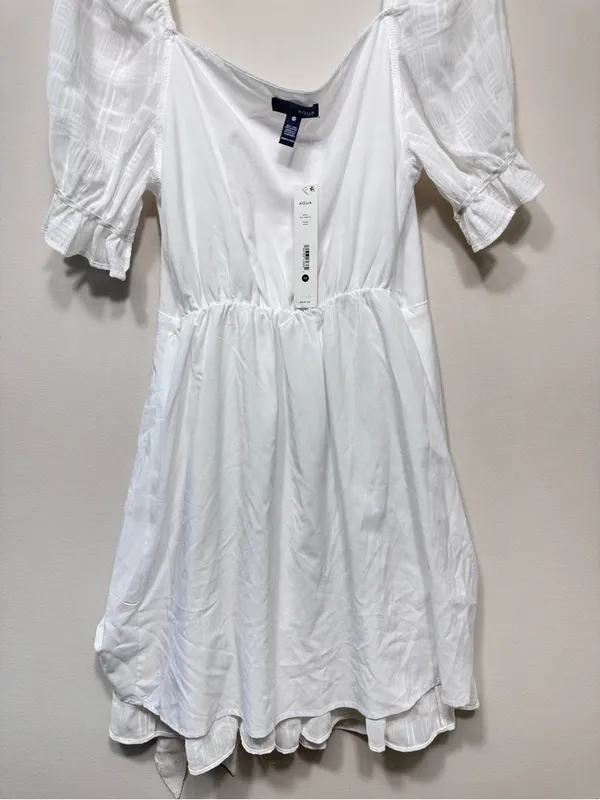 Aqua Womens Puff Sleeve Short Mini Dress size xsmall - Image 9