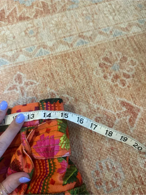 NWT FARM RIO blooming garden shorts orange boho tropical beach vacay floral sz M - Image 10