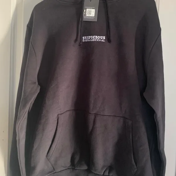 SUSPICIOUS ANT WERP PLAYBOY HOODIE Black Size M - Image 2