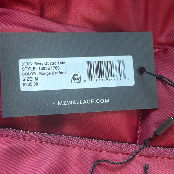MZ Wallace Red Rouge Bedford Bowery Quatro Tote - Image 12