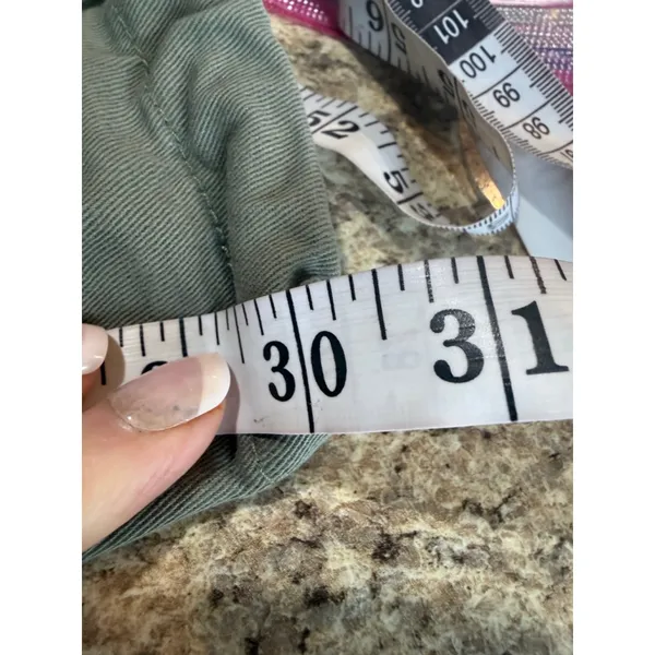 Women's Ardene Olive Green Cargo Joggers S - Image 8