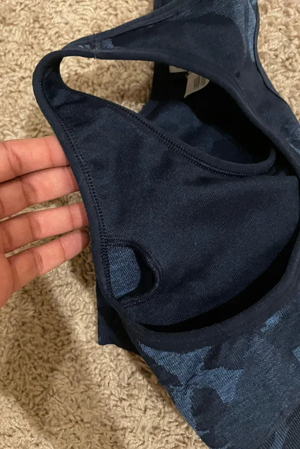 Gymshark Adapt Seamless Racerback Camo Sports Bra - Image 5