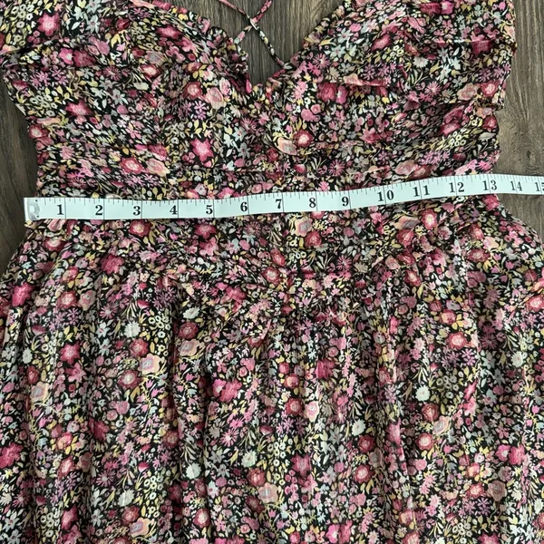 NEW For Love & Lemons Joelle Floral Maxi Dress M - Image 11