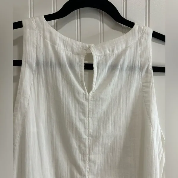 Free People women mini dress,White Sleeveless Size M - Image 9