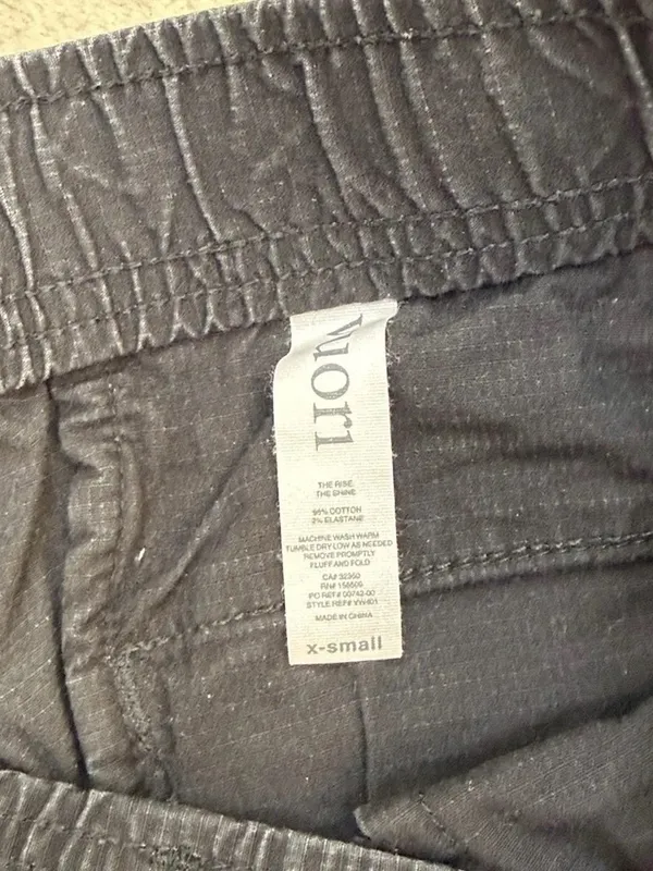 Vuori Ripstop Climber Utility Pants Women’s Outdoor Cotton Gray Stretch Cargo XS - Image 9