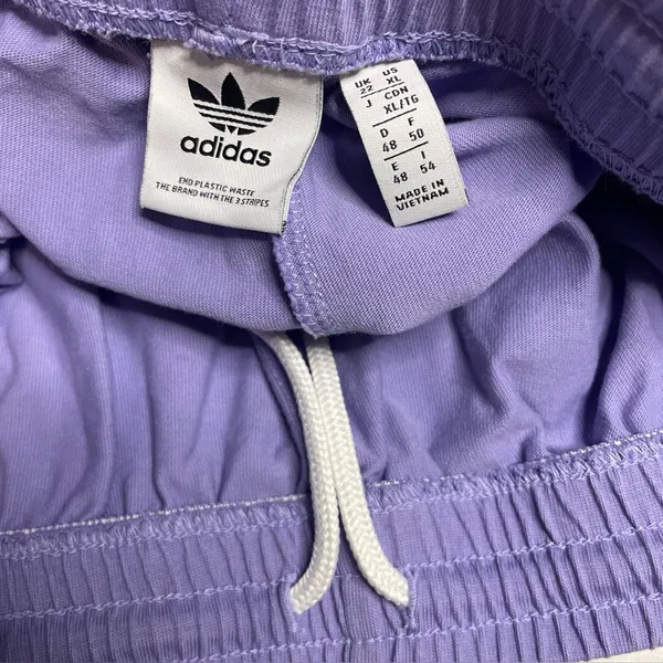 Adidas Streetball Shorts Lavender Purple Womens Sz XL Elastic Waist Drawstring - Image 7