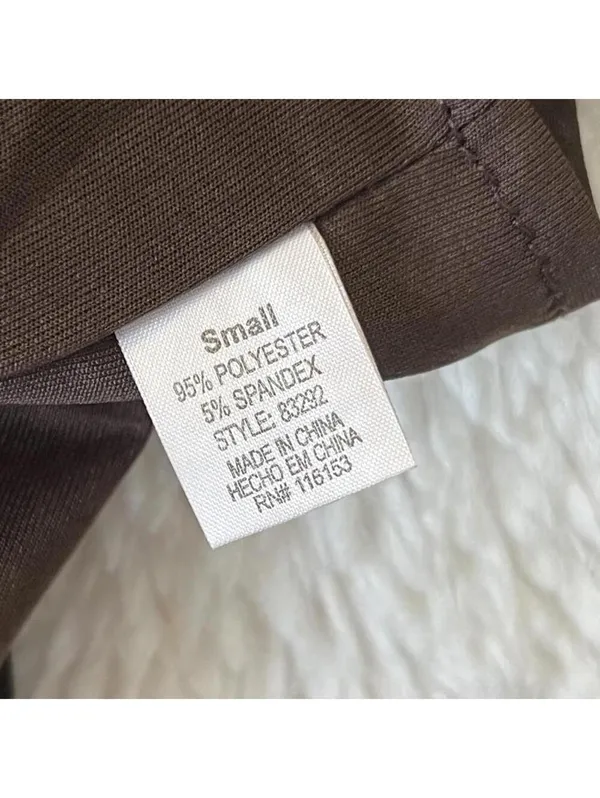Vintage Y2K POOF Coastal Brown Bandage Mini Skirt Size Small 🤎 - Image 8