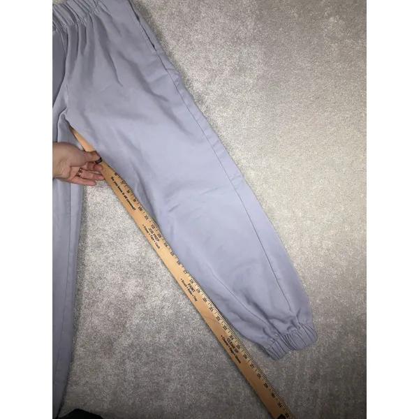 BRANDY MELVILLE Blue/gray SWEATPANTS‎ ONE SIZE EUC POCKETS DRAWSTRING JOGGERS - Image 10